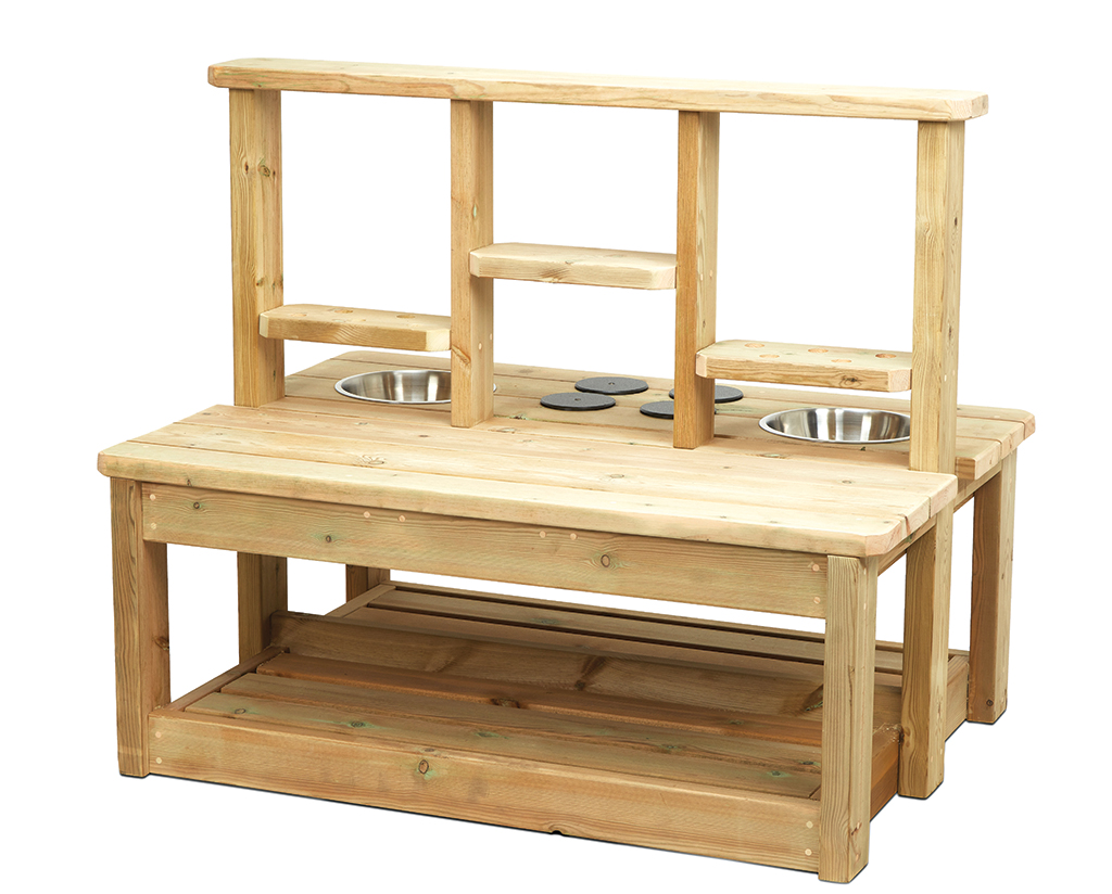 Holzwerkbank, Küche, Spielzeug, Holzstruktur, Spielleiste, Holzspielküche, Kinderküche, Holz, Spieltisch, Aufbewahrungsshelf