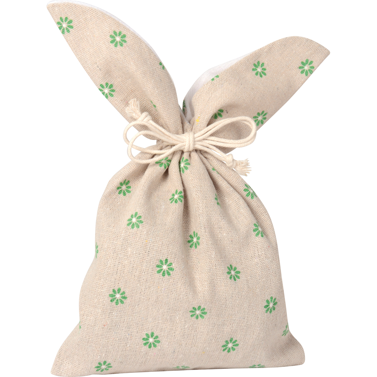 Beutel, Stoffbeutel, Knotentasche, Mustertuch, Naturfarben