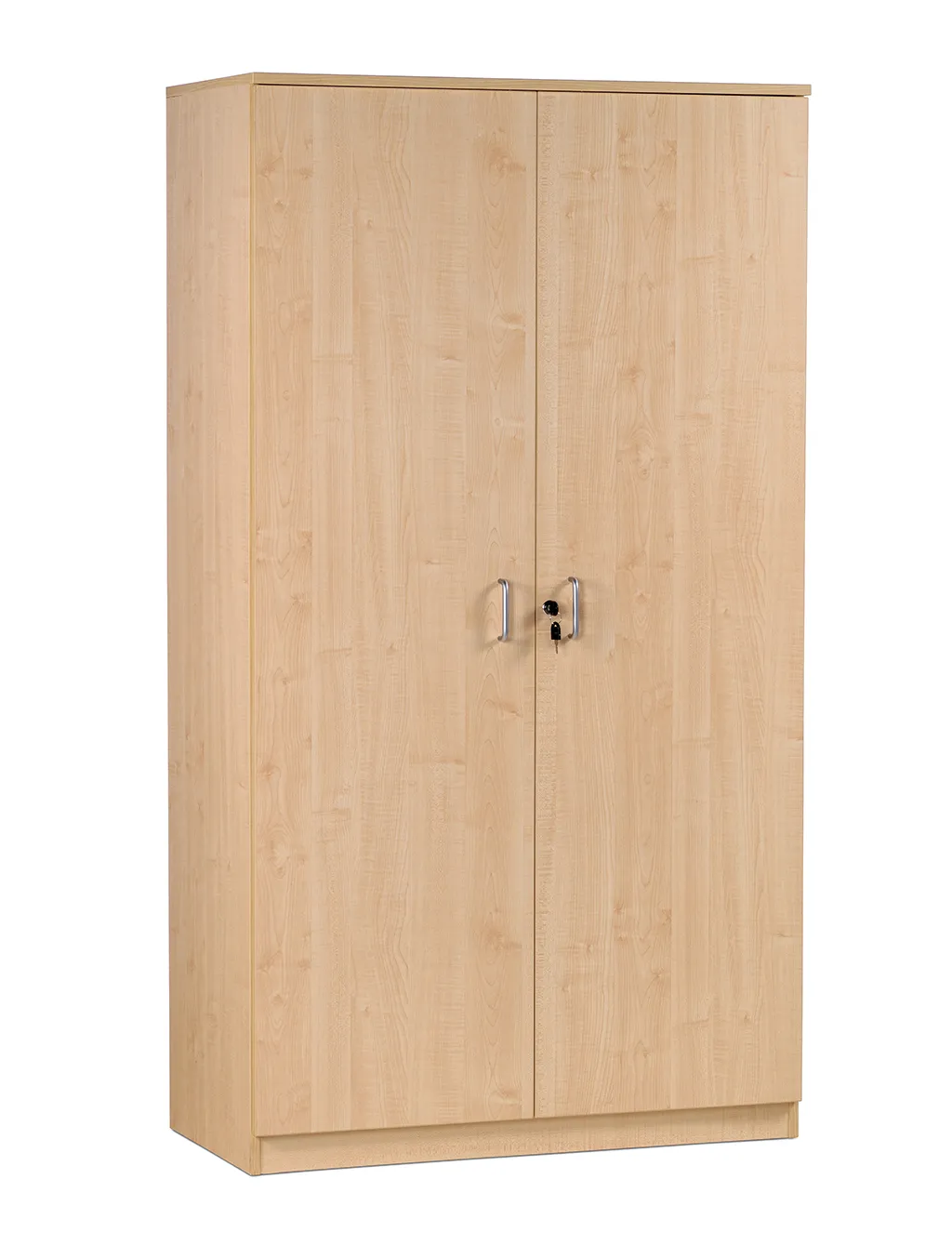 Kleiderschrank, Schrank, Holzstruktur, Doppel-Tür, Metallgriffe, Schrank, Armoire, Holz, Zweitürig, Schlossverschluss, Kleiderschrank, Schrank, Holzoptik, Zweitürig, Hängeschrank