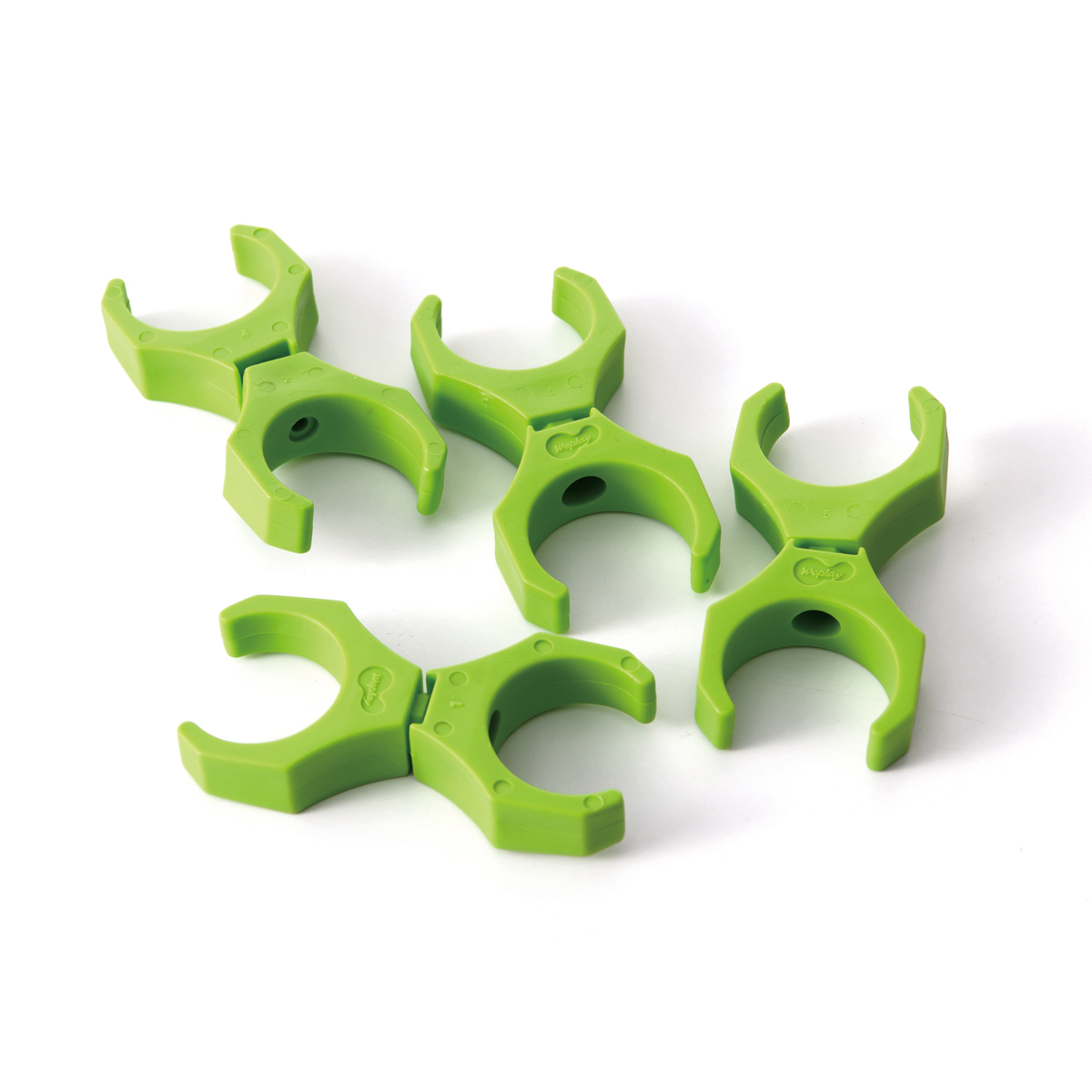clip-griffen, Klemme, grün, rund, Abstandshalter, grüne clamps, Plastik-Klemmen, U-Klemmen, Klemmgriffe, Montagewerkzeug