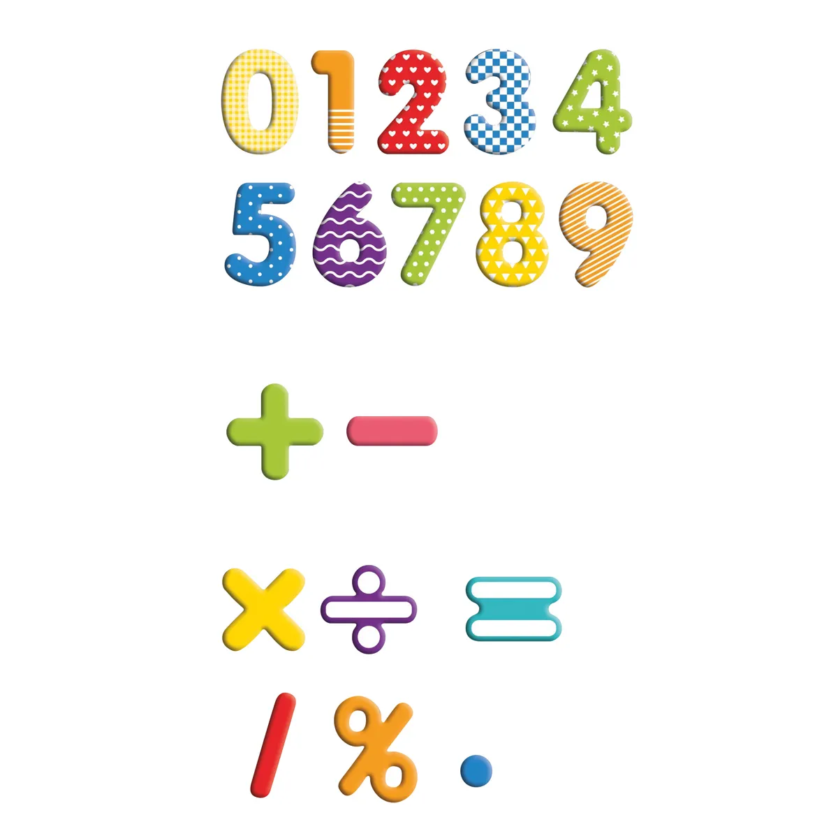 Zahlensymbole, Zahlen, Mathematik-Symbole, bunte Ziffern, Symbole, zahlen, bunte ziffern, symbole, mathematische symbole, bunte zahlen