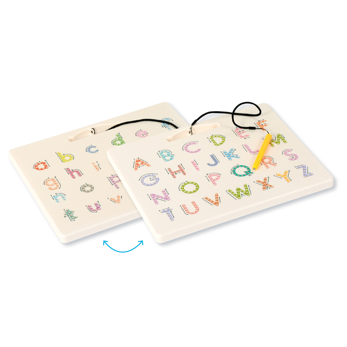 Alphabet, Puzzlebrett, Spielzeug, Faltbar, bunte Buchstaben