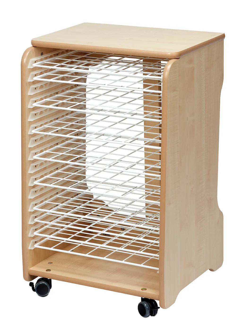 Holzkabinett, Schuhregal, rollbares Regal, weiße Drahtregale, rollen Räder, holzschrank, rollwagen, ausziehgitter, schuhregal, rollenunterlage