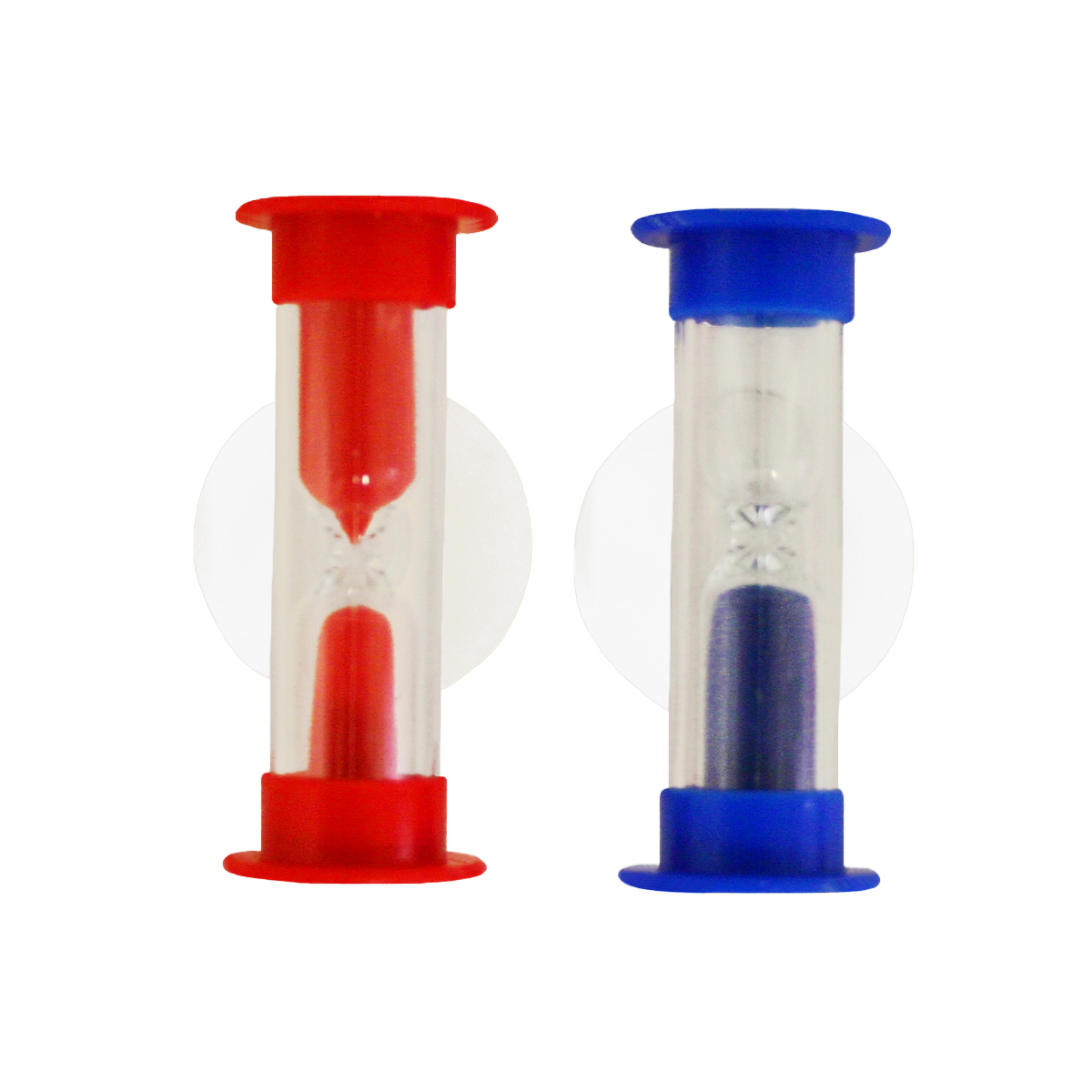 Sandzeiger, Stundenglas, roter Timer, blauer Timer, Mini-Timer, Sandtimer, Stundenglas, Rot, Blau, Kleinstes