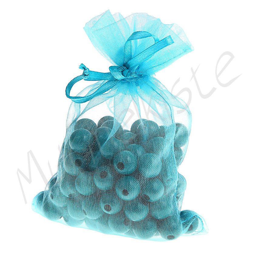 Organza bag turquoise 68 in stock 