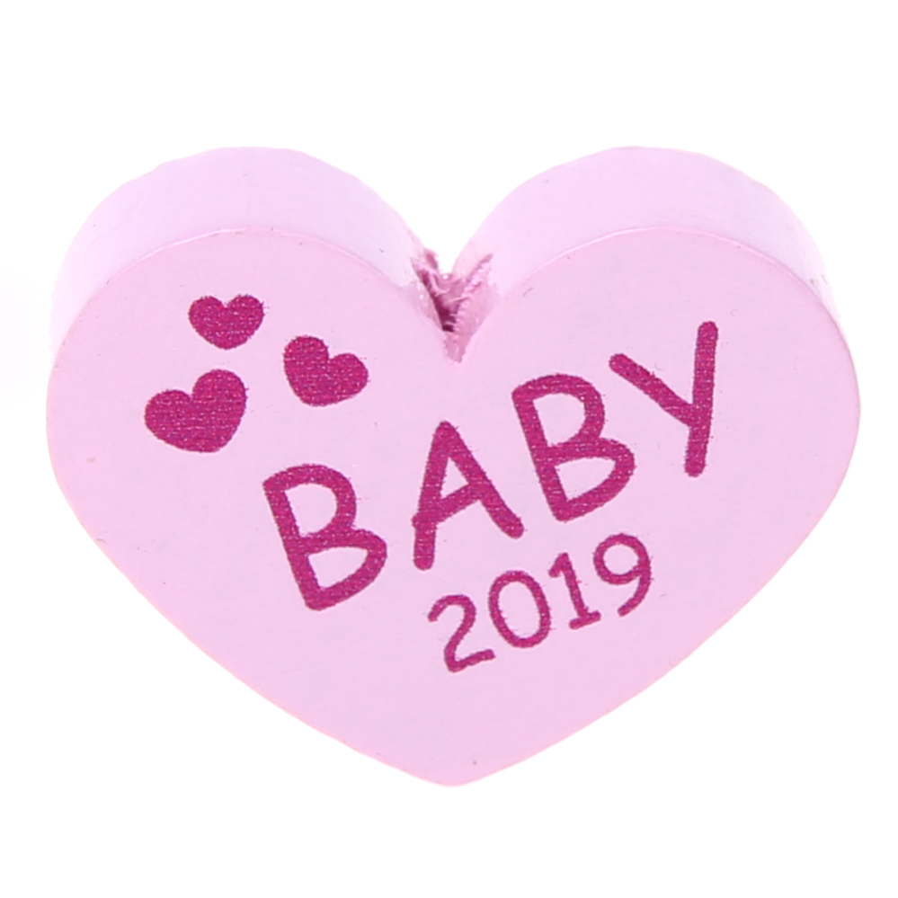 Motivperle Herz Baby 2019