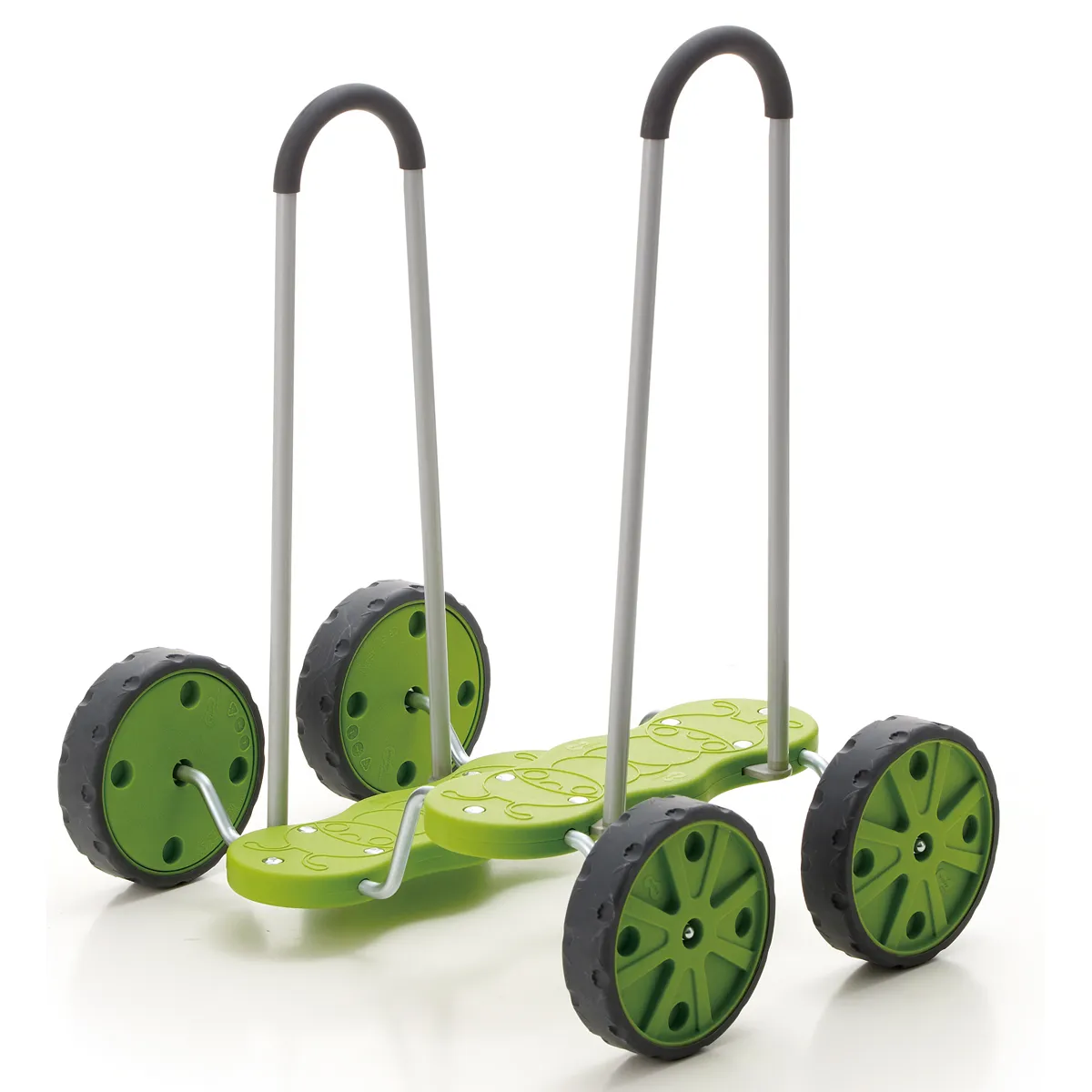 Koffer-Halterung, Kinderwagen-Zubehör, Grün, Gummirad, Trolley-Set, Kofferwagen, Kofferroboter, Kinderwagen, Grün, Vier Räder