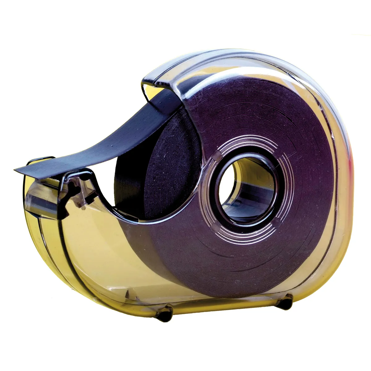 Klebeband, Abroller, Maßband, Bandrolle, Klebebandspender, Klebeband, Abroller, Schwarz, Transparent, Rollenkonstruktion