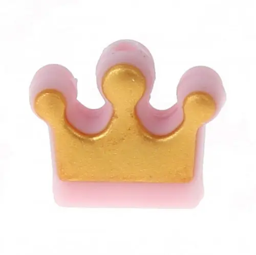 Silikonmotiv Krone Gold pink 0 in stock 