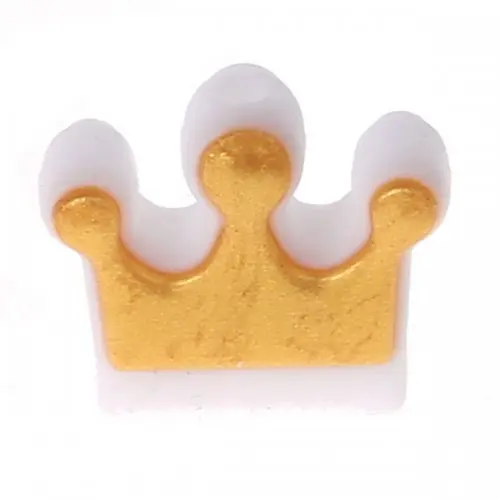 Silikonmotiv Krone Gold white 14 in stock 