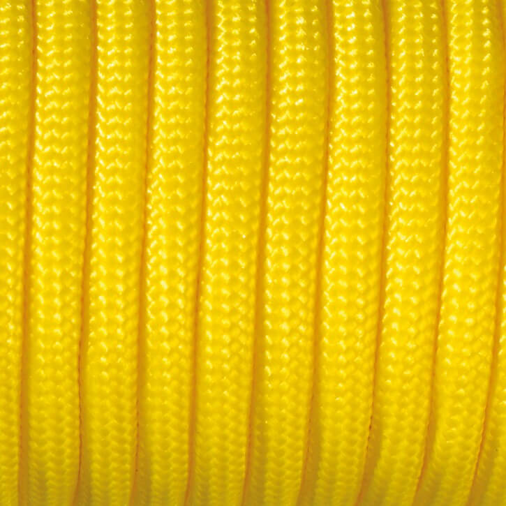 Paracord-Kordel Ø 4 mm • 1 Meter gelb 124 auf Lager
