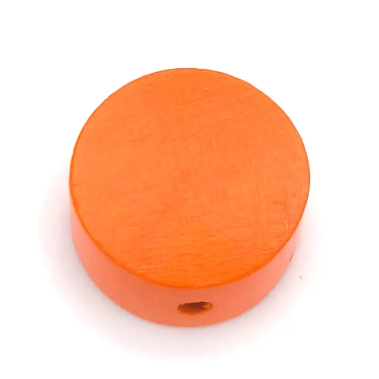 Blank disk 20 mm without print orange 1069 in stock 