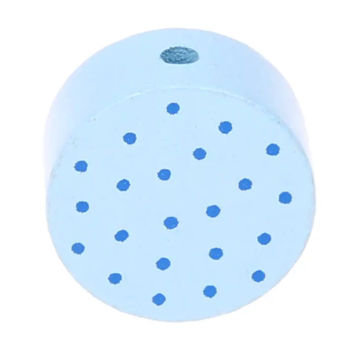Motif bead disc dots baby blue 14 in stock 