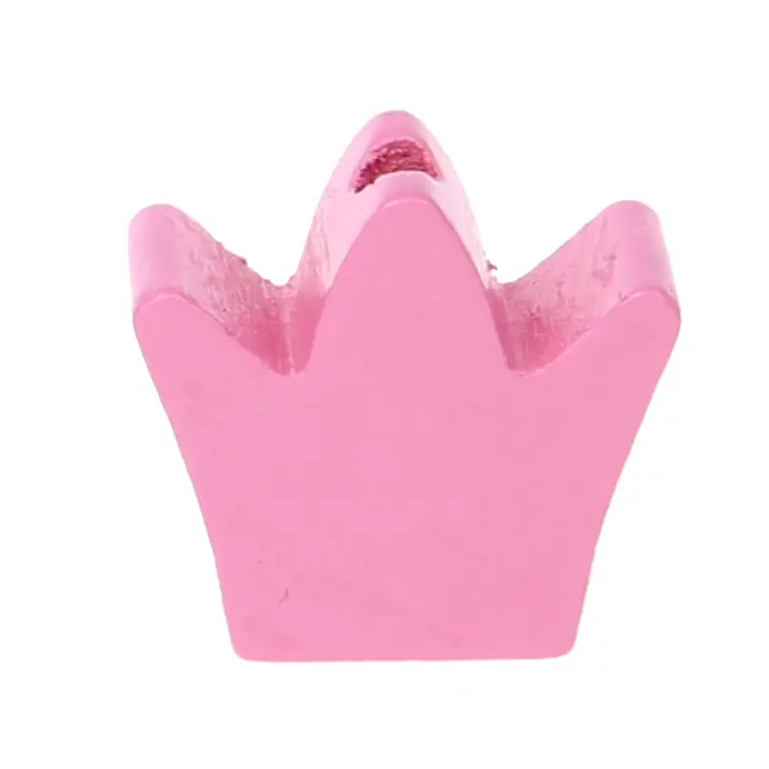 Milled crown motif bead baby pink 713 in stock 