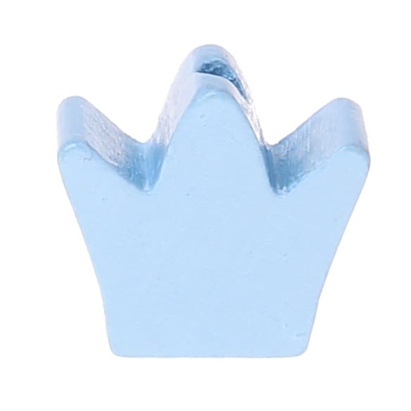 Motivperle Frästeil Krone babyblau 1068 auf Lager
