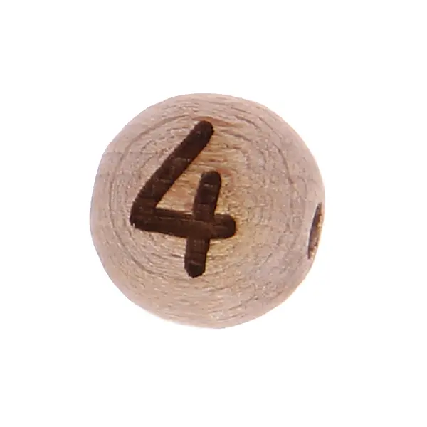 Letter beads 12mm with laser engraving - drilled horizontally 4 192 in stock 