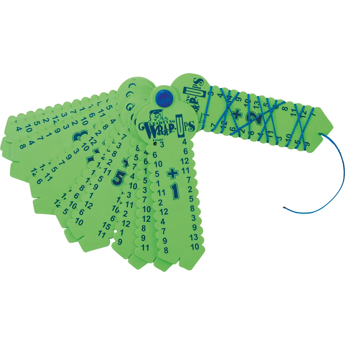 Kartenhalter, Lesezeichen, Gehäkelte Zahlen, Grün, Aufbewahrungsshirt, green, Kunststoff, Messung, Zählsteine, Zählsystem