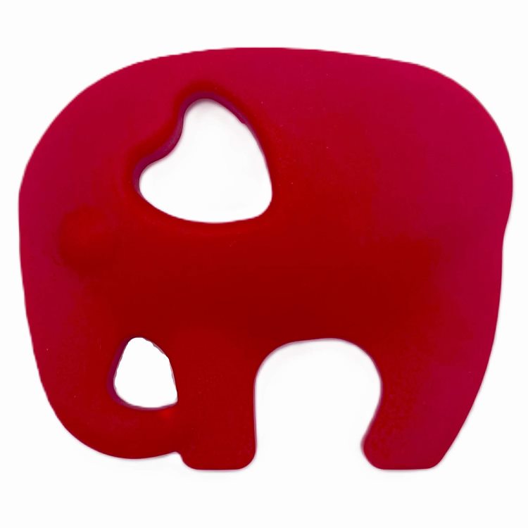 Teething ring elephant red 17 in stock 