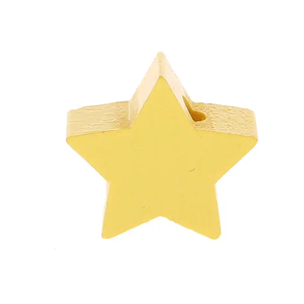 Motivperle Stern mini pastellgelb 1000 auf Lager