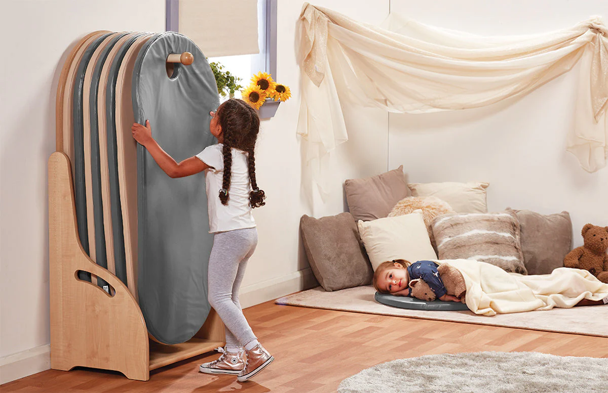 Slumberstore Freistehende Matten in Grau/Creme