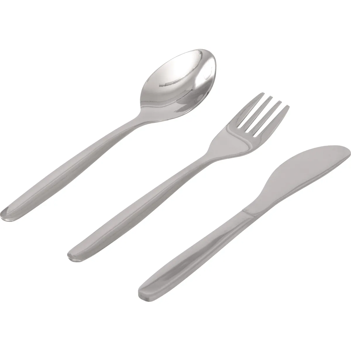 Besteckset, Gabel, Löffel, Messer, Edelstahl, Besteckset, Gabel, Löffel, Messer, Stahl