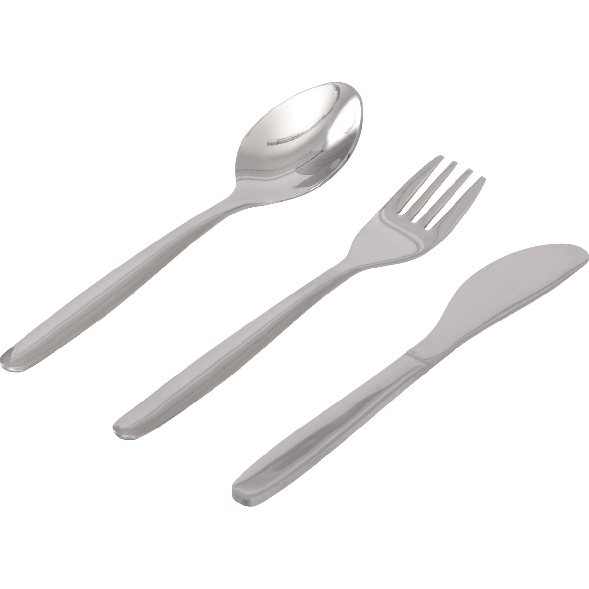 Besteckset, Gabel, Löffel, Messer, Edelstahl