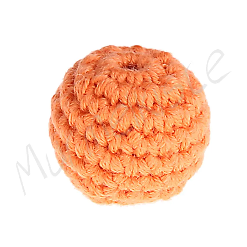 Häkelperle 20mm mandarin 98 auf Lager