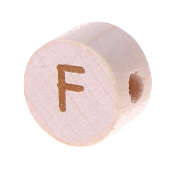 Letter beads disk laser engraving Ø 11 mm F 253 in stock 