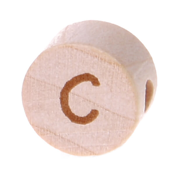 Letter beads disk laser engraving Ø 11 mm C 240 in stock 