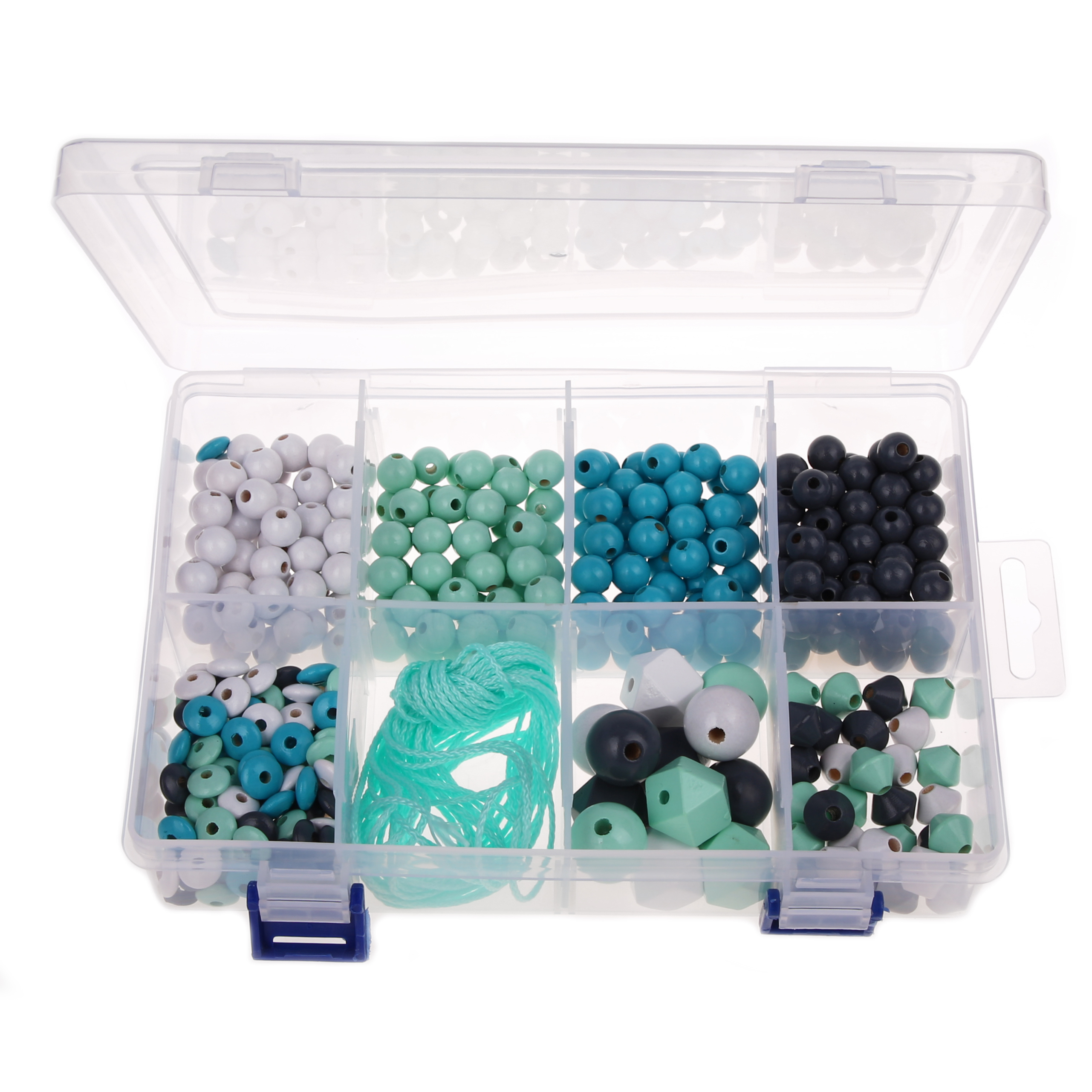 Bead box turquoise tones