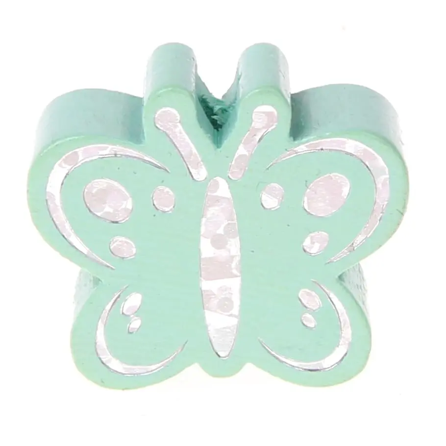 Motif bead butterfly glitter mint 810 in stock 