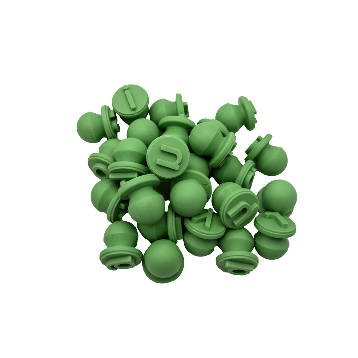 grüne, Kunststoffkappen, Kügelchen, Gartenbedarf, Set, Grün, Kugeln, Kunststoff, Pflasterstopfen, Dübel-Adapter
