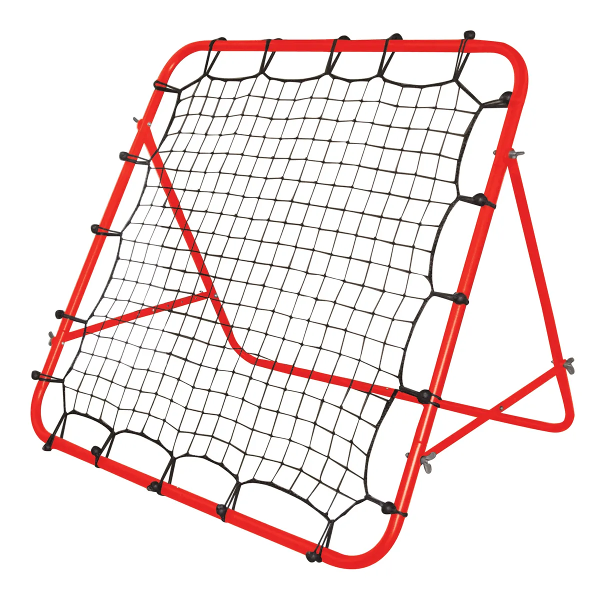 Trampolin, Kindertrampolin, Trampolinnetz, rotes Gestell, Kompakt, LEDGER, Netz, Sportnetz, Rahmennetz, roter Rahmen