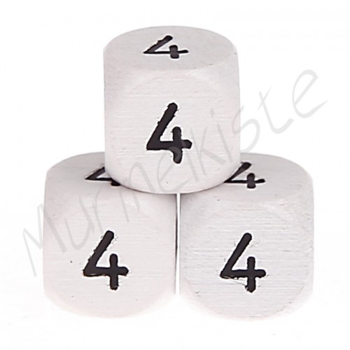 Buchstabenperlen weiß 10x10mm geprägt 4 277 auf Lager