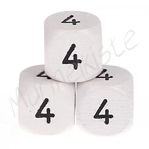 Buchstabenperlen weiß 10x10mm geprägt 4 321 auf Lager