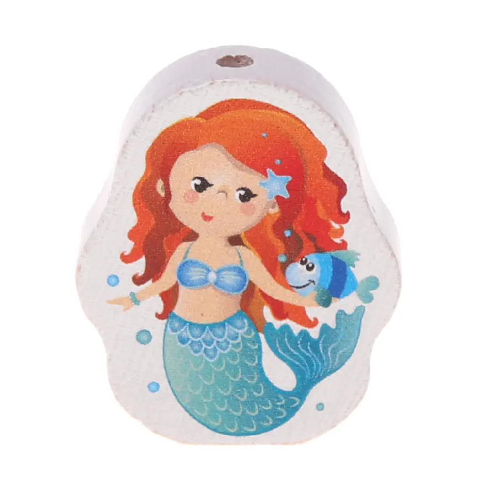 Mermaid motif bead turquoise 28 in stock 