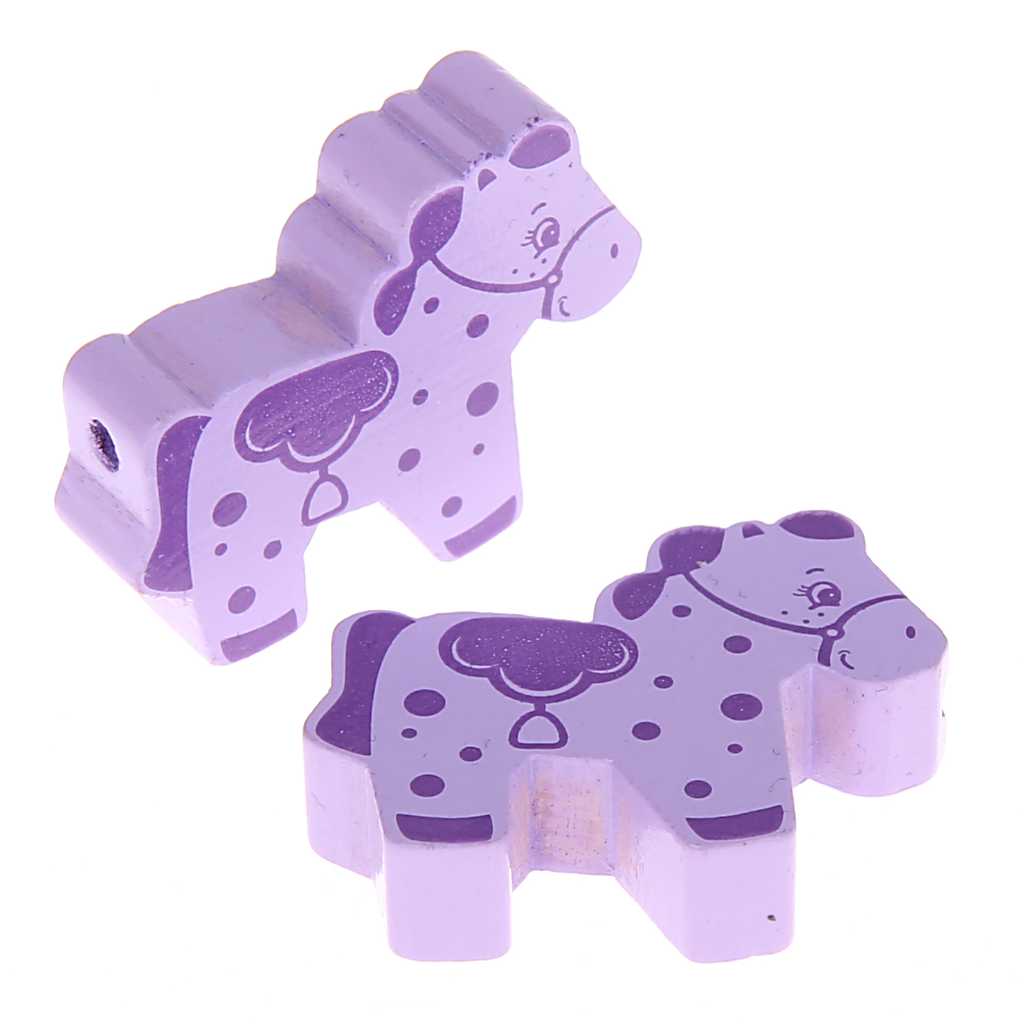 Horse motif bead lilac 1078 in stock 
