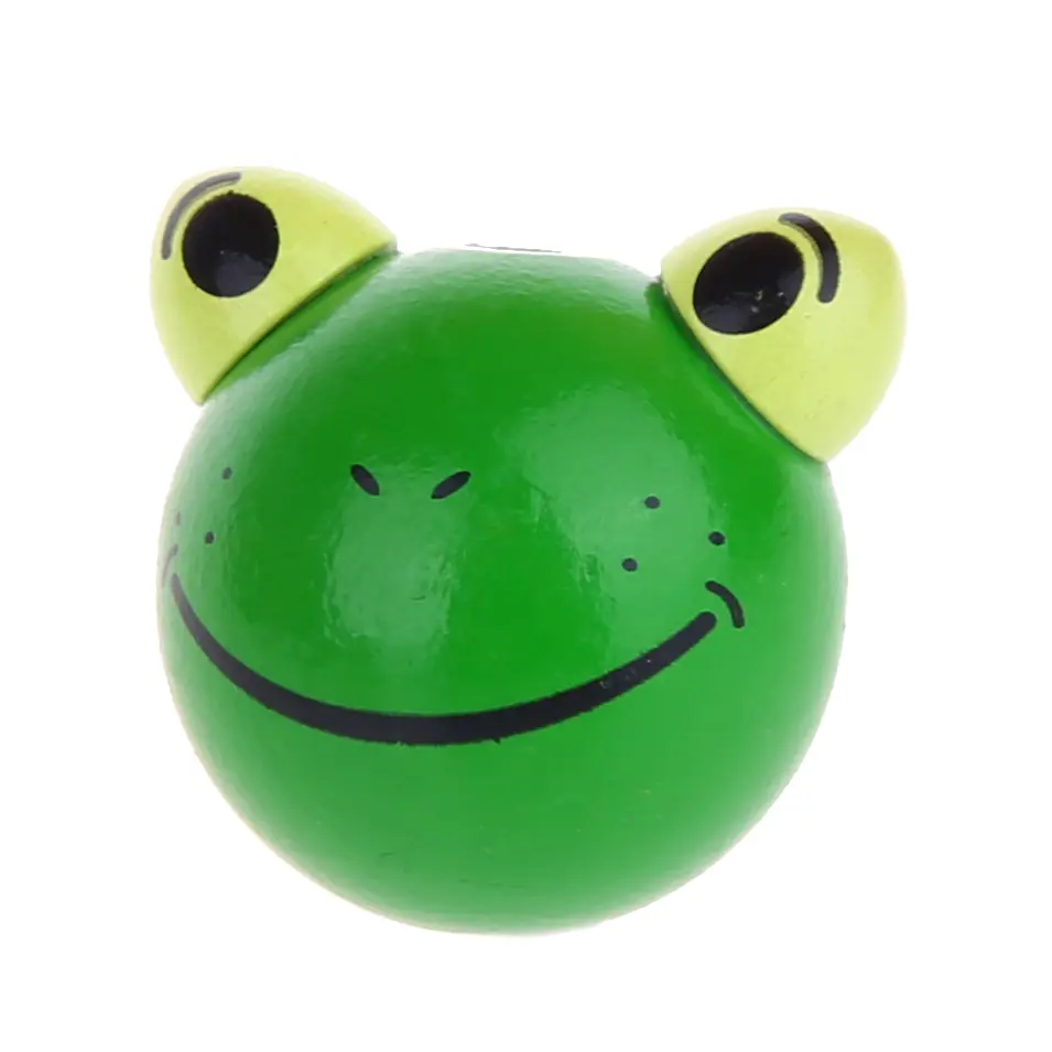 3D frog motif bead lemon 233 in stock 