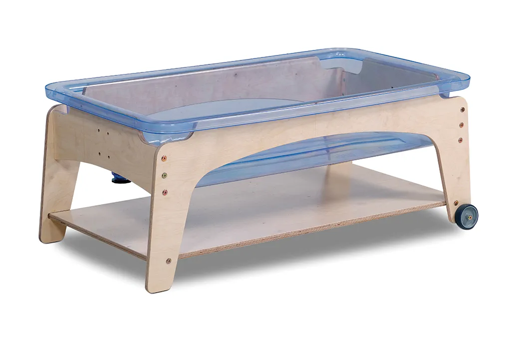 Kindertisch, Spielzeugtisch, Holzrahmen, Wägelchen, Spieltischbox, Holzwerkbank, Wägevitrine, Kriegs?, Ausgestellter Wagen?, Kinderwerkbank