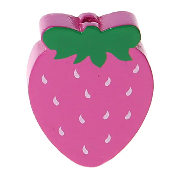 Strawberry motif bead pink 611 in stock 