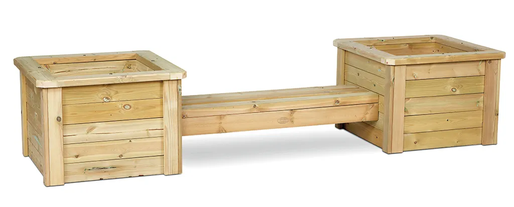 Holzbeet, Holzpflanzkasten, Blumenkasten, Balkonkasten, Holztreppe, Holz, Blumenkübel, Holzkasten, Holzbox, Gartenmöbel