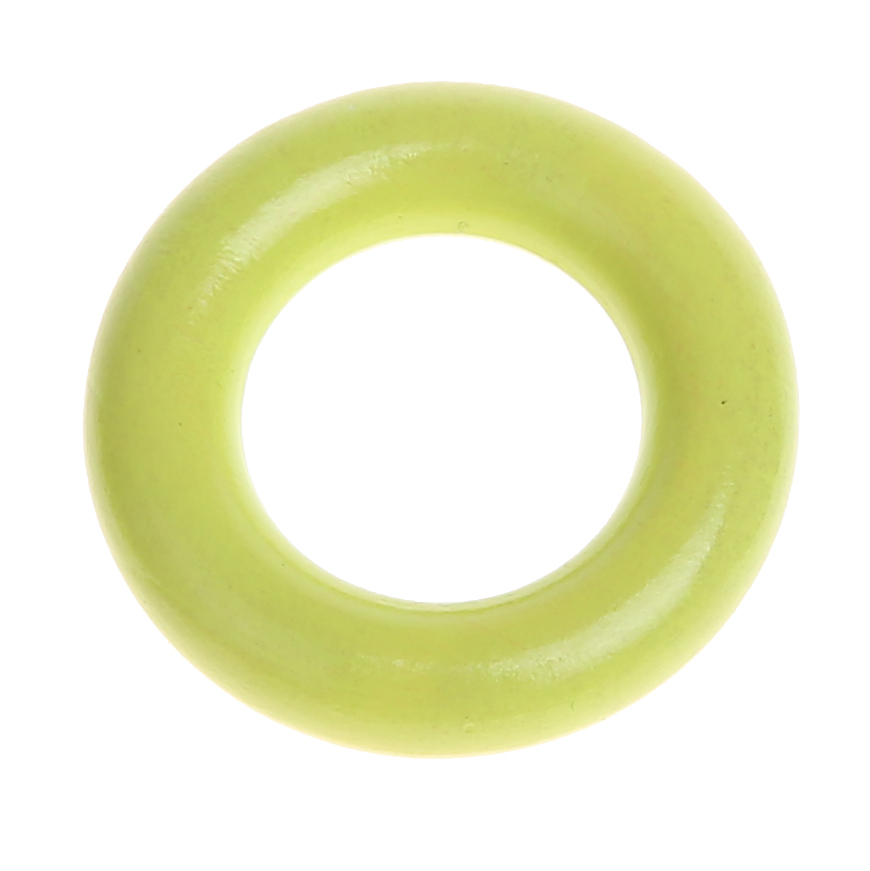 Wooden ring / grasping toy mini - 3,6cm lemon 2785 in stock 