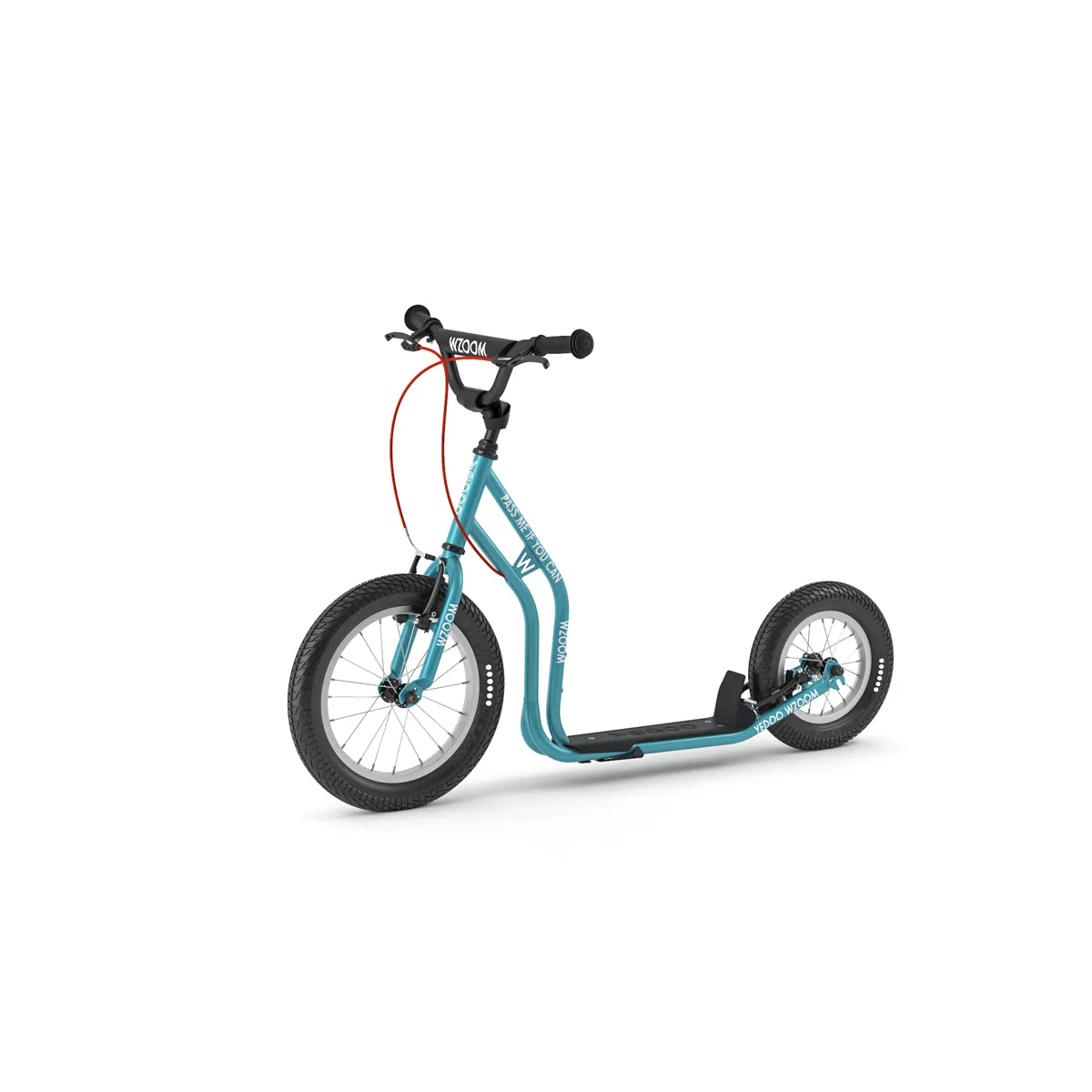 Tretroller, Scooter, Balance Scooter, Laufrad-Scooter, großes Vorderrad, Tretroller, Balance-Tretroller, Räder, Bremse, Lenker