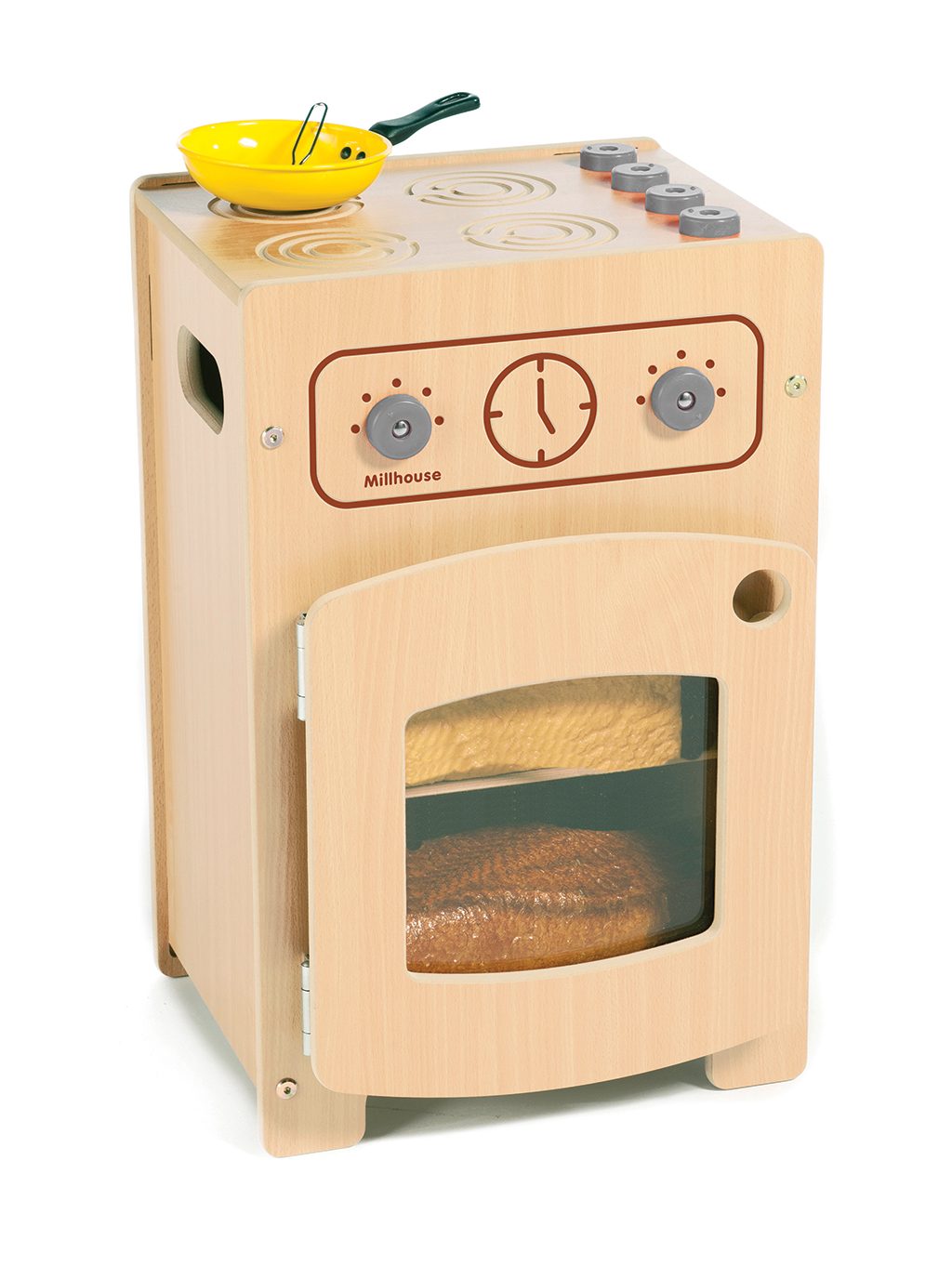 Kühlschrank?, Kinderofen, Holzofen, Backofen, Spielzeugkocher, Holzküche, Backofen, Küchenspielzeug, Holzspielzeug, Kessel/ Pfanne