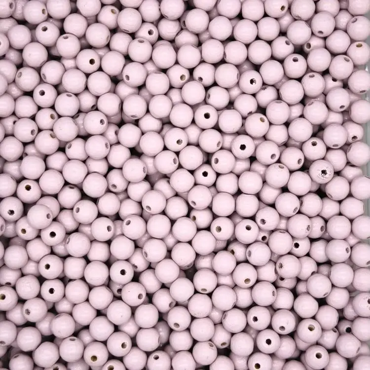 Pastellfarben Holzperlen 10mm • 50 Stück pastellrosa 90 auf Lager