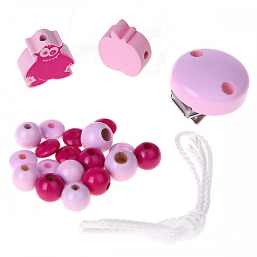 Pink pacifier chain craft kit II