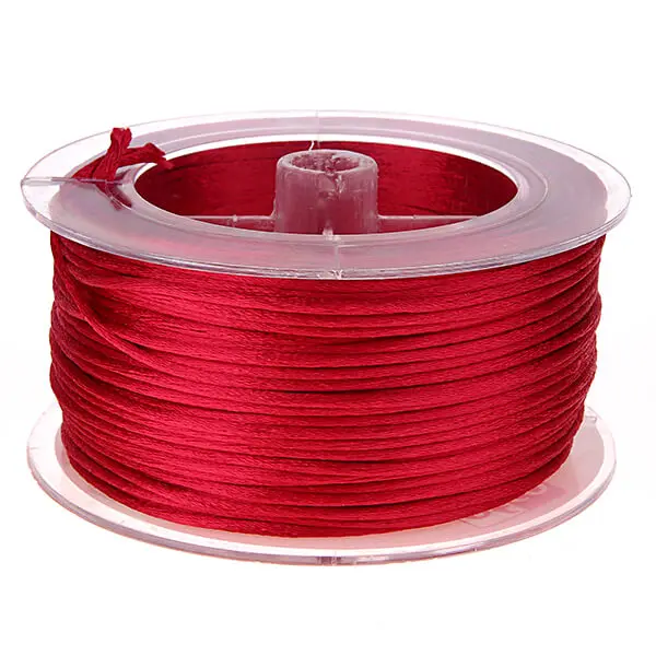 Satinband Ø 1,5 mm • 1 Meter bordeaux 56 auf Lager