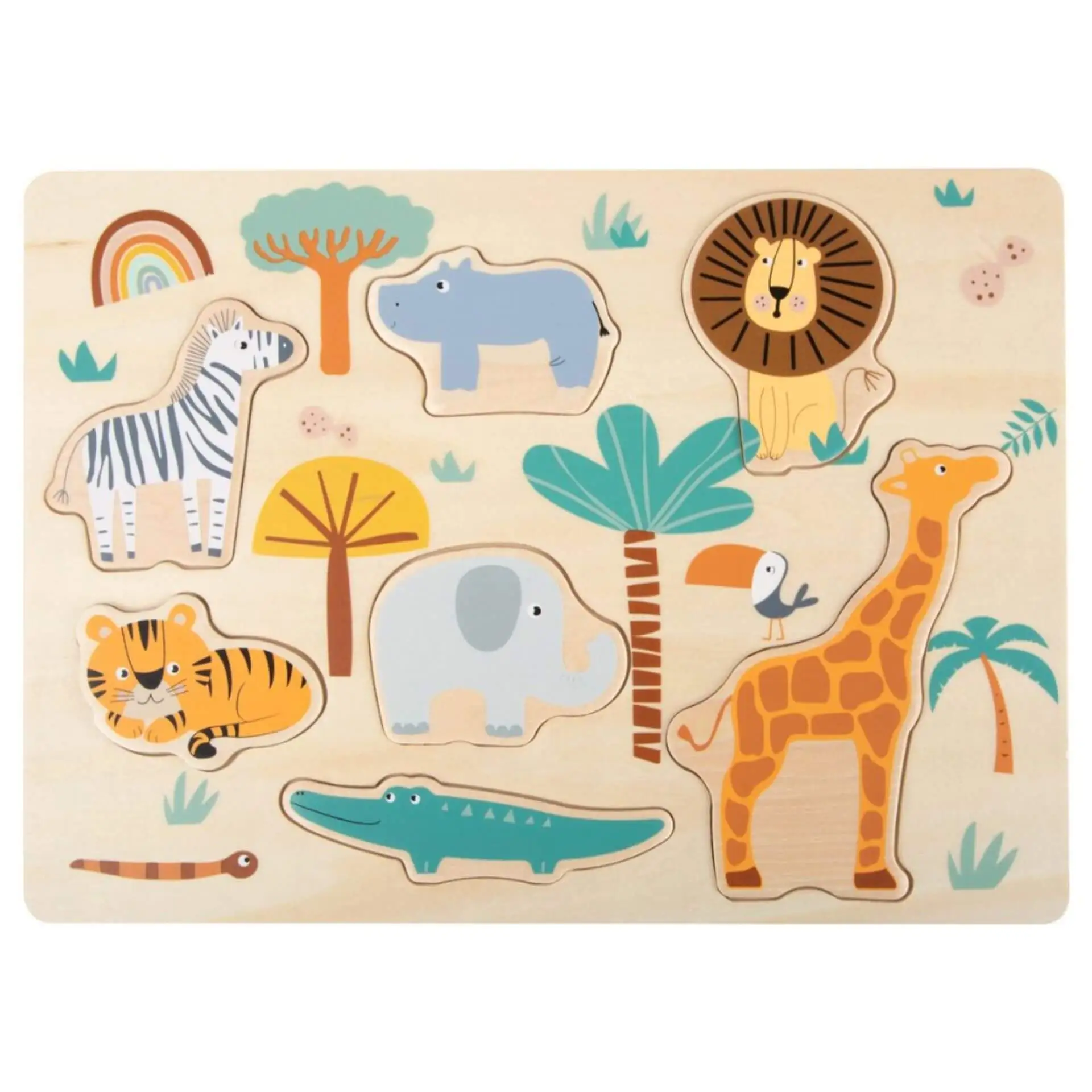 Holzpuzzle Safari