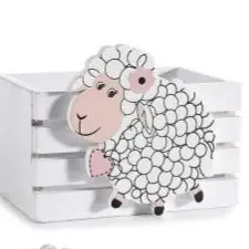 Easter basket white 14 in stock 