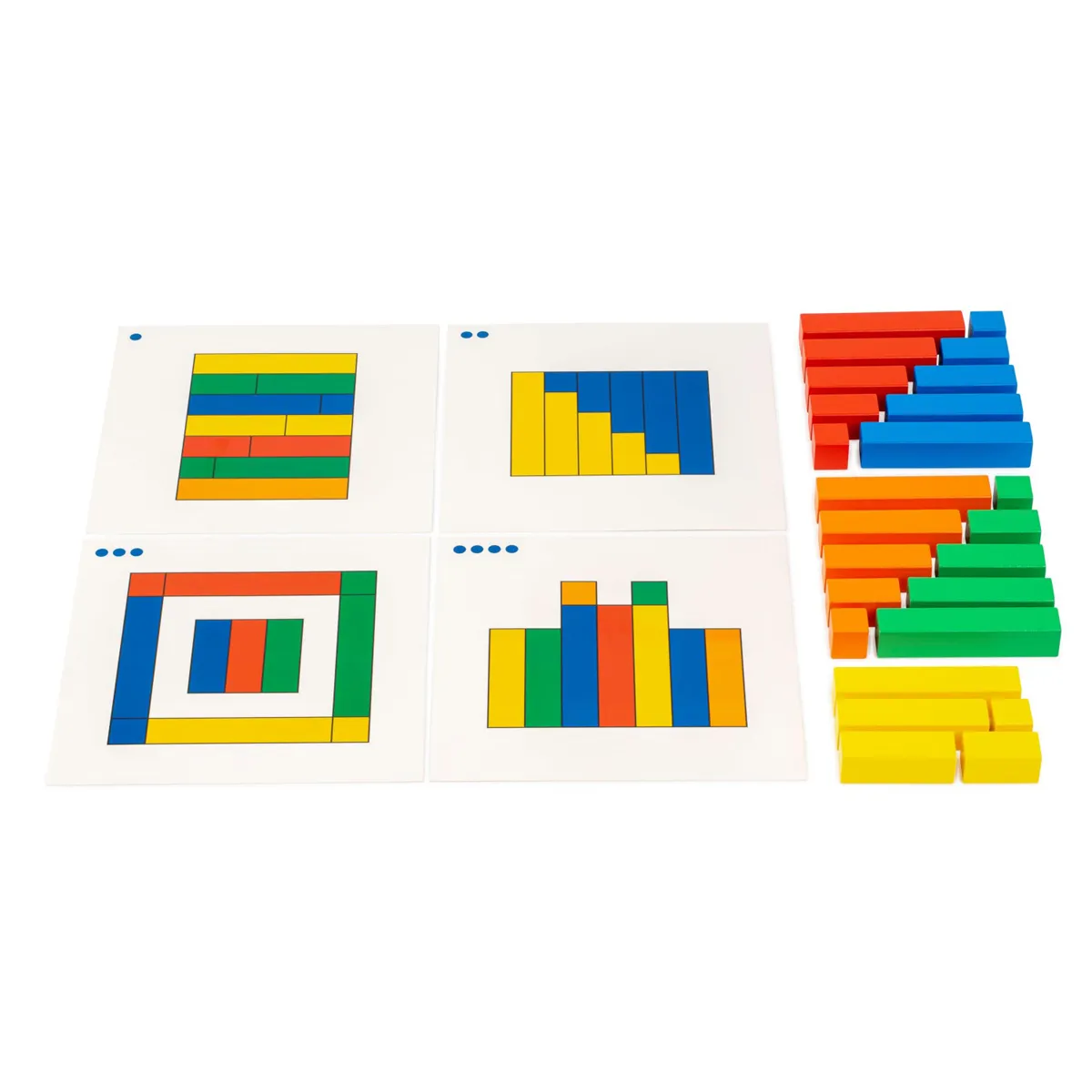 geometrische Formen, Bauklötze, Farbtöne, Königreich der Farben, Würfel/Platten-Set, geometrische Blöcke, bausteine, farbenblock, längliche Stäbchen, konstruktionsspielzeug